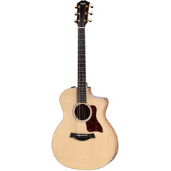 GUITARRA ELECTROACUSTICA TAYLOR 214CE DLX, Color: Natural, Tipo de cuerdas: Acero