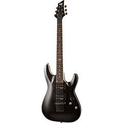 GUITARRA ELECTRICA SGR BY SCHECTER C-1 NEGRO MEDIANOCHE SATINADO, Color: Negro Satinado, Madera: Tilo