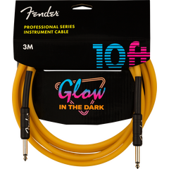 Cable De Plug A Plug 3 mtr Fender Glow In The Dark Orange