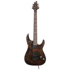 GUITARRA ELECTRICA SCHECTER OMEN ELITE-6 FR  CHARCOAL, Color: Charcoal, Tipo de cuerdas: Acero