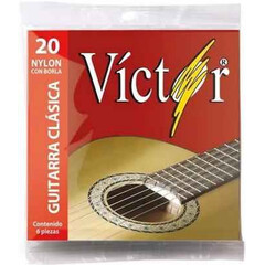 Cuerda Guitarra Acustica 5A Victor Ent.Dorado Nylon 035