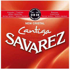 Juego De Cuerdas Para Guitarra Acustica Savarez Cristal Tension Normal