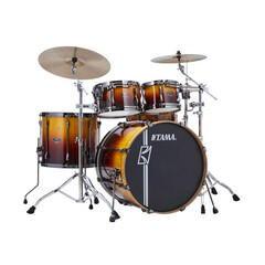 Bateria Tama ''Superstar Hyper-Drive Maple'' De 5 Pzas. Café Degradado/Ambar