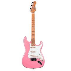 GUITARRA ELECTRICA JET GUITARS  JS300 BURGUNDY PINK, Color: Rosa