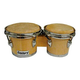 Bongos Natural Aro Cromado 4 Lugs Century  7" y 8"