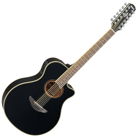 Guitarra Electroacústica Yamaha APX700 12 Cuerdas De Acero Negra