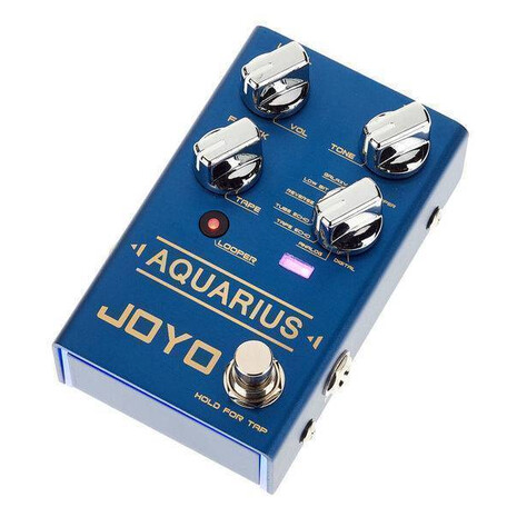 Pedal de efectos para guitarra delay + looper