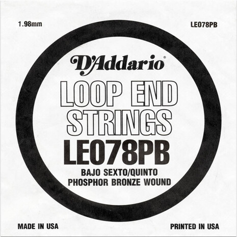 CUERDAS D ADDARIO    MOD. LE078PB