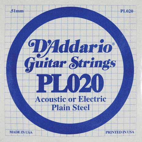 CUERDAS D ADDARIO    MOD. PL-020