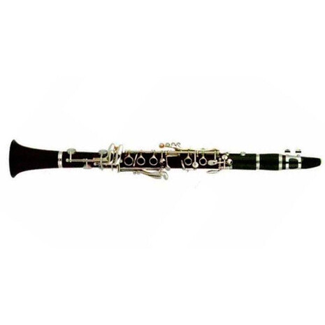 Clarinete Requinto Negro 570 Sistema Boehm 17 Lla Silvertone