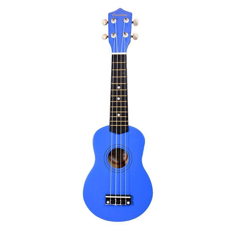 Ukulele Soprano Azul Marino Con Funda Copacabana