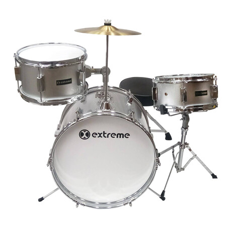 BATERIA JUNIOR 3 PZAS PLATA EXTREME