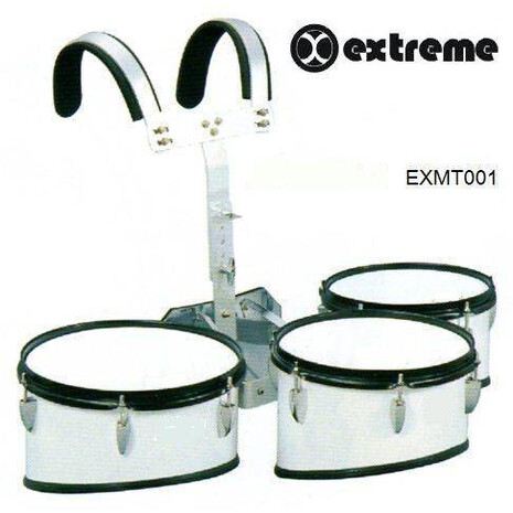 	MULTITENOR 3 TAMBORES 10" 12" 13" BLANCO CON ARNES EXTREME, Color: Blanco Vintage