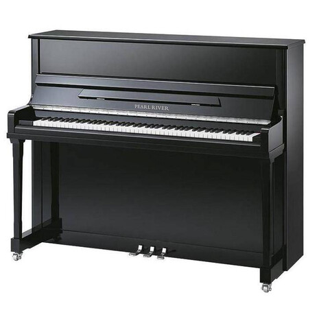 Piano Vertical EU122S Negro Con Banca Pearl River