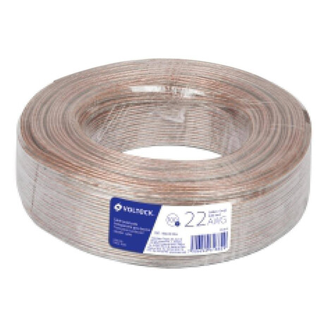 Cable Para Bocina 22 Awg Polarizado 100 M Volteck