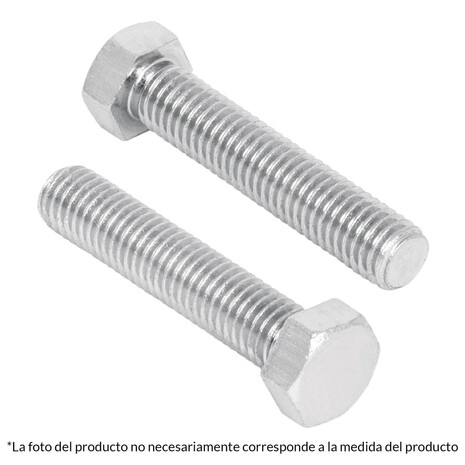 Tornillo acero galvanizado tipo máquina 1/2x1 1/2',30 pzas Fiero