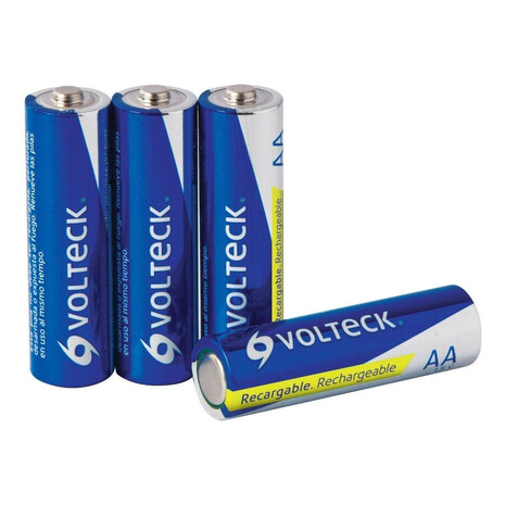 Pilas Recargables Uso General Aa 1300 Mah 4pz Volteck