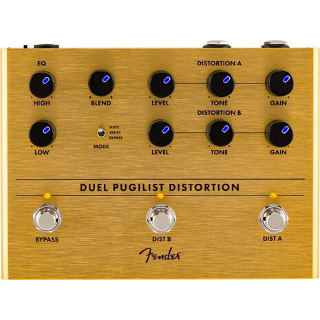 Pedal Fender de efectos DUEL Pugilist Distortion Pedal