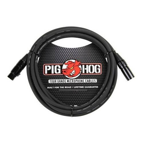 CABLE PARA MICROFONO 8mm 7.62cm XLR-XLR PIG HOG