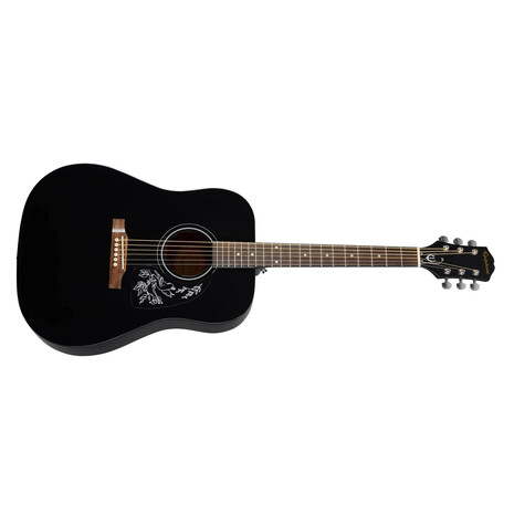 Paquete Guitarra Acustica Epiphone Starling Negra con accesorios