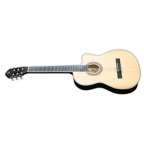 Guitarra Clasica Con Recorte Delgada Natural Symphonic