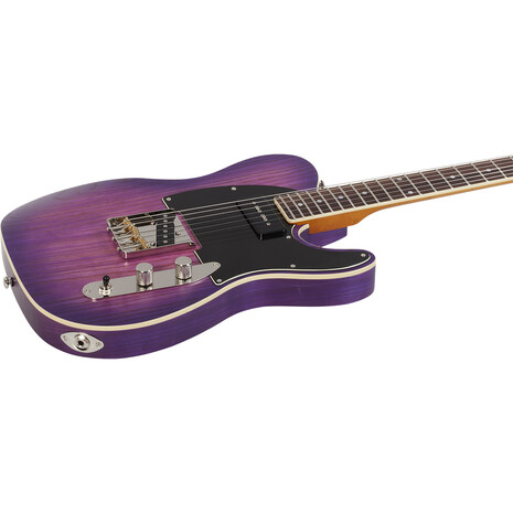 GUITARRA ELECTRICA SCHECTER  PT SPECIAL PURPLE BURST PEARL, Color: Purpura, 4 image