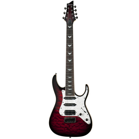 GUITARRA ELECTRICA  SCHECTER  BANSHEE-7 EX BLACK CHERRY SUNBURST