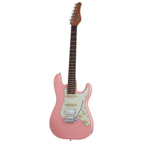 GUITARRA ELECTRICA SCHECTER NICK J. TRAD-HSS ATOMIC CORAL, Color: Rosa, 3 image