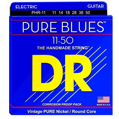 JUEGO DE CUERDAS PARA GUITARRA ELECTRICA HEAVY 11/50 PURE BLUES DR