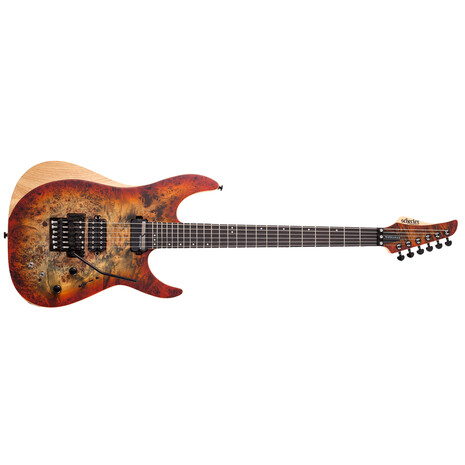 GUITARRA ELECTRICA SCHECTER REAPER-6 FR S INFERNO BURST, Color: Naranja, Madera: Fresno de pantano, 2 image