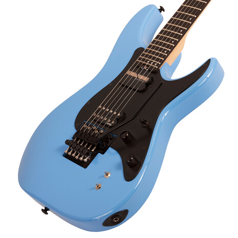 GUITARRA ELECTRICA SCHECTER SUN VALLEY SS-FR S   AZUL RIVIERA, Color: Azul, Madera: Caoba, 9 image