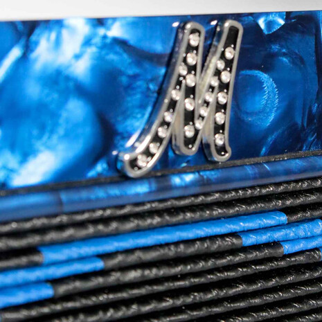 ACORDEON MORETTI BOT. MOD. TURIN GCF AZUL, Color: Azul, 10 image