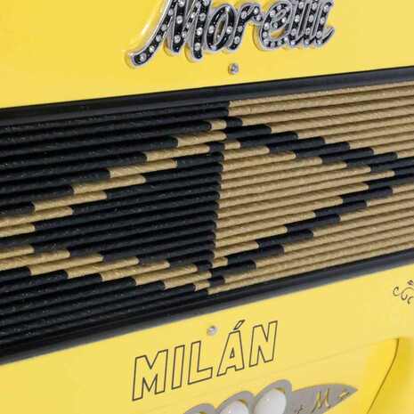 ACORDEON MORETTI BOT. MILAN 3-REG FBBEB AMARILLO, Color: Amarillo, 8 image