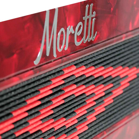 ACORDEON MORETTI BOT. MOD. VERONA GCF ROJO, Color: Rojo, 10 image