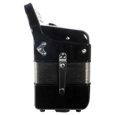 ACORDEON MORETTI BOT. MILAN 3-REG GCF NEGRO, Color: Negro, 4 image