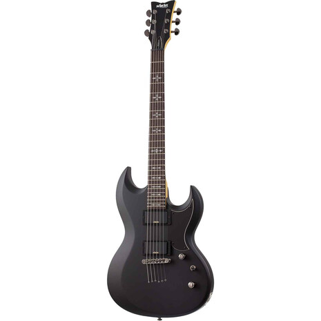 GUITARRA  ELECTRICA SCHECTER DEMON S-II NEGRO SATINADO, Color: Negro