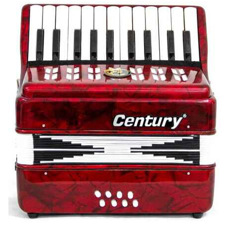 ACORDEON TECLAS JUNIOR ROJO 22-8 CENTURY