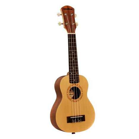 UKULELE SOPRANO MADERA SPRUCE/SAPELI CON FUNDA COPACABANA