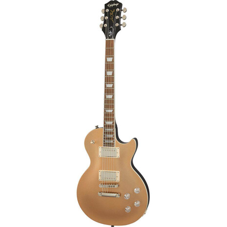 Guitarra Electrica Epiphone Les Paul Muse Smoked Almond Metallic, Color: Dorado