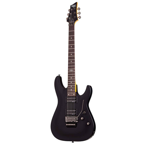 GUITARRA ELECTRICA SGR BY SCHECTER C-1 FR NEGRO MEDIANOCHE SATINADO, Color: Negro Satinado, Madera: Tilo