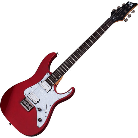 GUITARRA ELECTRICA SCHECTER BANSHEE-6 ROJO METALICO, Color: Rojo, Madera: Tilo, 3 image