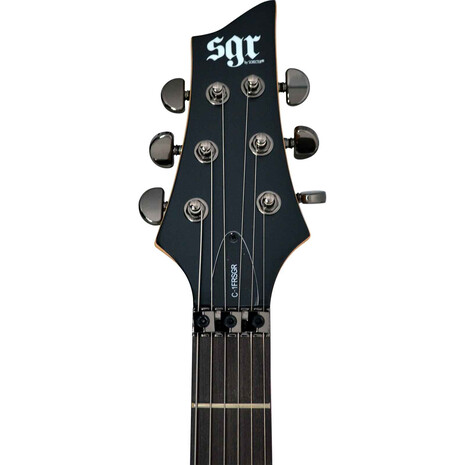 GUITARRA ELECTRICA SGR BY SCHECTER C-1 FR NEGRO, Color: Negro, Madera: Tilo, 2 image