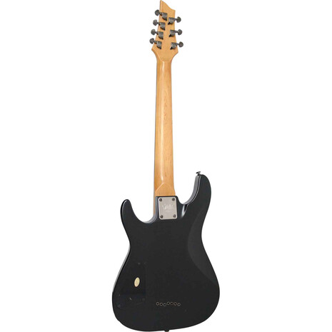 GUITARRA ELECTRICA SCHECTER C-7 NEGRO MEDIANOCHE SATINADO, Color: Negro Satinado, Madera: Tilo, 2 image