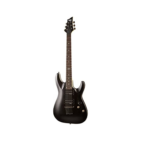 GUITARRA ELECTRICA SGR BY SCHECTER C-1 NEGRO MEDIANOCHE SATINADO, Color: Negro Satinado, Madera: Tilo