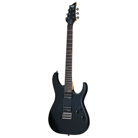 GUITARRA ELECTRICA SGR BY SCHECTER BANSHEE-6 NEGRO, Color: Negro, Madera: Tilo