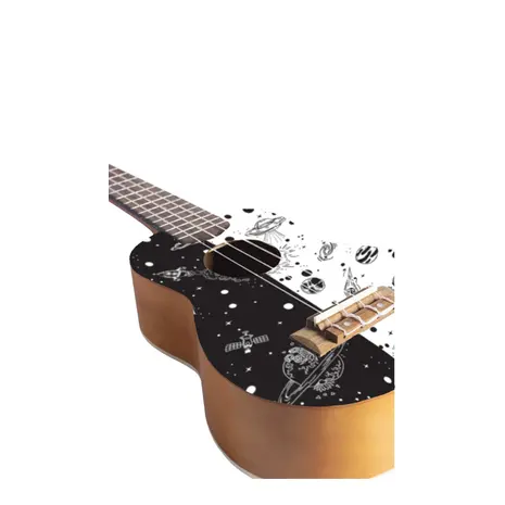 UKELELE SOPRANO U-21-GALACTICA, Color: Negro Vintage, 3 image