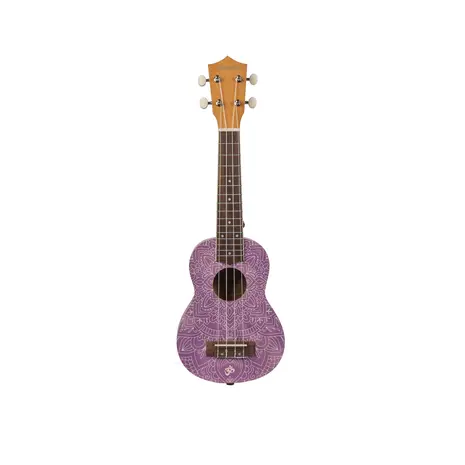 UKELELE SOPRANO U-21-CROWN, Color: Morado