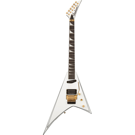 Guitarra Eléctrica Jackson RR24 HS, Ebony Fingerboard, White with Black Pinstripe