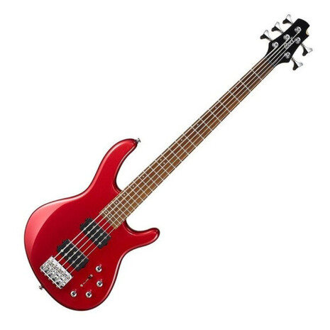 Bajo Electrico Cort ''Action V'' De 5 Cuerdas, Rojo