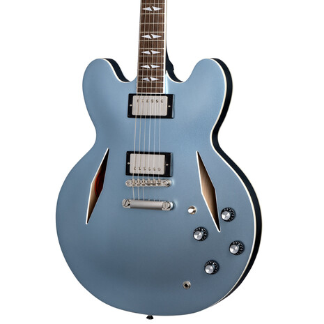 Guitarra electrica epiphone DAVE GROHL DG-335, PELHAM BLUE, 3 image